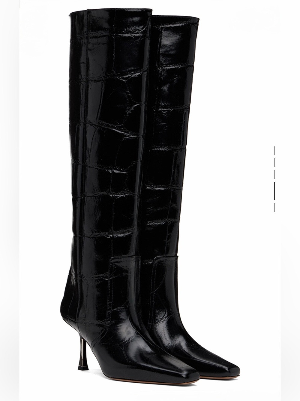 Paris Texas Black Bettina Tall Boots